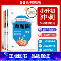 3本]语文+数学+英语[真题刷] 小学升初中 [正版]2023版53小升初总复习真题刷数学语文英语真题试卷 小学升初中五