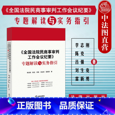 [正版]中法图 2020新全国法院民商事审判工作会议纪要专题解读与实务指引 民商事审判法律实务工具书 公司合同担保信