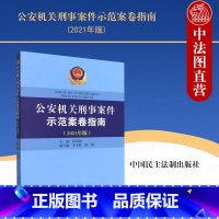 [正版]中法图 公安机关刑事案件示范案卷指南2021年版孙茂利 民主法制 示范案卷意见书诉讼文书卷证据材料卷侦查工作卷