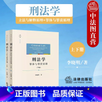 [正版]中法图 2本套 刑法学 与解释原理+罪体与罪责原理 上下册 李晓明 天下法学原论 刑法学理论犯罪论体系研究