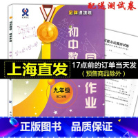 [正版]2020新版 金牌课课练 初中数学同步作业 九年级上册 数学 9年级上第二学期 赠测试卷 上海初中同步配套练习