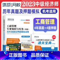 [正版]环球网校2023年中级经济师历年真题及押题模拟试卷 工商管理专业知识与实务 含2022年考试真题试卷全国经济专