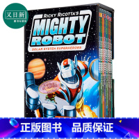 [正版]威猛机器人8册全套 英文原版 Ricky Ricotta's Mighty Robot 漫画幽默故事书 内裤超