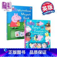 [正版]Peppa Pig磁铁书2册 英文原版 粉红猪小妹 小猪佩奇故事绘本 益智游戏书 3-6岁