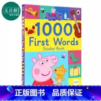 [正版]粉红猪小猪佩奇1000词配贴纸 Peppa Pig: 1000 First Words Sticker Boo