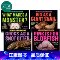 [正版]Jess Keating吓一跳的百科英文动物科普摄影书绘本4册套装Pink Is For Blobfish M