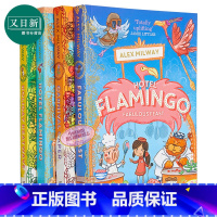 [正版]Hotel Flamingo 1-4 火烈鸟公馆4册套装 儿童故事绘本 幽默小说图画书 英文原版 进口图书 6