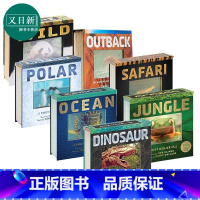 [正版]光与影视觉书系列 会动的3D图片书立体绘本7册套装 Jungle丛林Ocean海洋Dinosaur恐龙 Wil