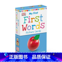 [正版]DK单词启蒙认读卡 英文原版 My First Words 16张双面全彩卡片 闪示卡 认知识物 2-6岁