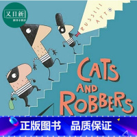 [正版]Cats and Robbers 猫和小偷 英文原版 进口原版 4岁到7岁 趣味儿童图画书 Russell A