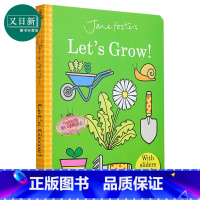 [正版]植物自然绘本 Jane Foster Let‘’s Grow 一起来种植 低幼儿童启蒙推拉操作书 美育启蒙儿童