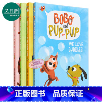 [正版]Po Po and Pup Pup 1-4 桥梁漫画 波波与狗狗4册套装 英文原版 进口图书 儿童绘本图画图像