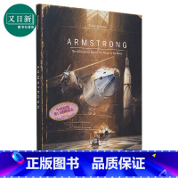 [正版]英文原版Torben Kuhlmann Armstrong 老鼠登月的冒险之旅 儿童亲子少儿图画书绘本