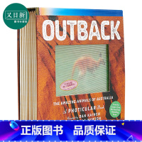 [正版]光与影视觉书系列 会动的3D图片书 陆地 Outback A Photicular Book 立体绘本 儿童S