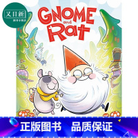 [正版]桥梁漫画 矮个子和老鼠 Gnome And Rat 英文原版 儿童漫画绘本 漫画故事图画书 精装桥梁读物 进口