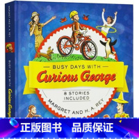 [正版]好奇猴乔治的繁忙工作日(新版)Busy Days with Curious George 故事合集 绘本故事书