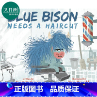 [正版]Pete Oswald Blue Bison Needs a Haircut 野牛需要理发 英文原版 进口图书