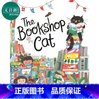 [正版]Cindy Wume The Bookshop Cat 书店的猫咪 英文原版 进口图书 亲子故事 儿童绘本 猫