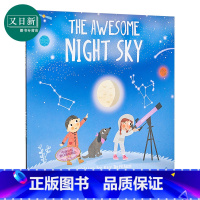 [正版]The Awesome Night Sky 神奇的大自然:夜空 低幼亲子自然知识科普绘本 平装 英文原版 5-