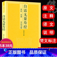 [正版]白话无量寿经 全注全译文白对照佛教十三经单本简体原文加注释译文文白对照念诵集经书哲学佛说大乘经典佛学入门佛教文