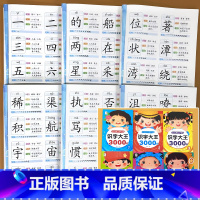 全6册-识字大王3000字 小学通用 [正版]全套6册识字大王3000字注音版小学生语文识字宝典幼小衔接早教书籍幼儿园中