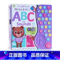 [正版]擦写发音纸板书 First Steps Write and Wipe ABC with Sounds 大开本