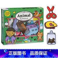 [正版]英文原版 小小角色扮演家 Let's Pretend Animal Rescue 纸板书操作书 我来当动物