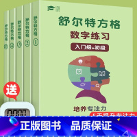 [正版]舒尔特方格专注力训练 全套方格训练卡25格初中幼儿4-8-10-12岁小学一年级数学思维训练书视觉专注力训练书