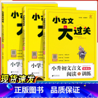 [小升初 文言文阅读与训练] 小学通用 [正版]2024新版 小古文大过关小升初文言文阅读与训练真题版 小学一年级二年级