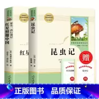 中学生文学[昆虫记+红星照耀中国] [正版]昆虫记和红星照耀中国 全套2册 八年级上册阅读课外书人民教育出版社原著法布尔