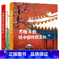 思维导图说传统[共3册] [正版]思维导图说中国传统文化系列全3册 小学生6-9-12岁思维导图说二十四节气3-6年级思