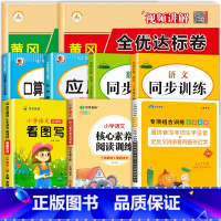 [二下]语文专项+口算应用题+语数试卷练习册 全9册 二年级下 [正版]看拼音写词语二年级上册下册小学语文生字注音人教版