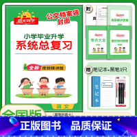 语文 小学升初中 [正版]2023新版小学毕业升学系统总复习语文人教版六年级语文考点大全与全真模拟练习册小升初刷题真题卷