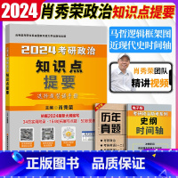 肖秀荣知识点提要 [正版]店肖秀荣2024考研政治知识点提要 核心考点预测背诵版 搭肖秀容肖四肖八1000题形势与政策时