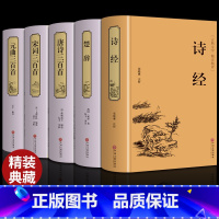 [正版]全套5册唐诗宋词元曲三百首诗经楚辞全集全解原文原著完整版全图解中国古典诗词鉴赏词典详注译注图解注析300首古文