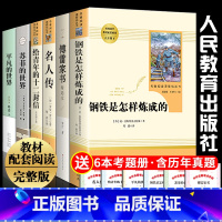 [6册]八年级下册阅读 人教版 [正版]全套2册钢铁是怎样炼成的和傅雷家书原著完整版八年级下册必读名著初中生怎么样练原版