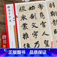 [正版]智永楷书千字文 名家墨宝选粹临帖放大本附智永真书千字文墨迹局部 毛笔软笔楷书练字帖附简体旁注武鄂编 初学者书法