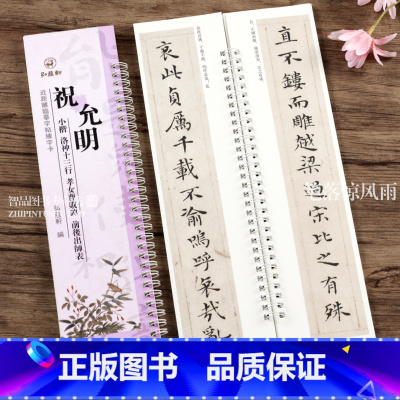 [正版]祝允明 小楷洛神十三行 孝女曹娥碑 前后出师表 原碑原帖近距离临摹字帖练字卡楷书毛笔字帖书法临摹繁体旁注活页字