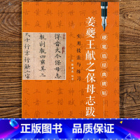 [正版]姜夔王献之保姆志跋硬笔临经典碑帖教程实用技法与练习笔画偏旁结构解析 钢笔硬笔楷书练字帖原碑成人学生初学者入门需