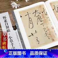 [正版]古代经典碑帖善本 怀素自叙帖小草千字文 毛笔软笔草书碑帖书法练字帖 附旁注 局部原寸图 通篇释读 历代集评 刘