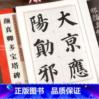 [正版] 颜真卿多宝塔碑高清放大对照本 历代经典碑帖第三辑 墨点字帖 毛笔软笔楷书碑帖练字帖 附简体旁注 笔法详解 湖