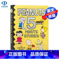 [正版]英文原版 Peanuts 5-Minute Stories 花生漫画 史努比5分钟故事集 12个故事 进口英