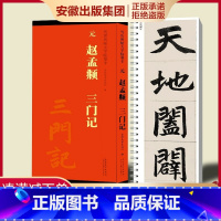 [正版]传世碑帖大字临摹卡 元 赵孟頫 三门记 第二辑 全文楷书毛笔字帖 学生成人临摹帖练习古帖碑帖字卡 简体旁注原碑