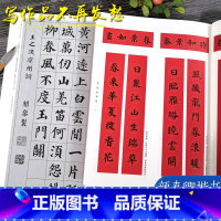 [正版]颜真卿楷书集字春联两册 6类120幅春节对联+唐诗一百首集字古诗词 颜真卿楷书多宝塔碑颜勤礼碑毛笔书法临摹字帖