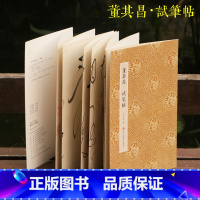 [正版]董其昌试笔帖 原作坊中国书法 经折装高清原大字帖古典中国风 毛笔书法爱好者 碑帖临摹书籍可鉴赏可收藏装饰 古