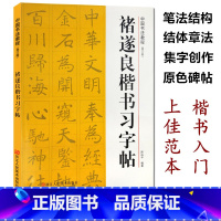 [正版]褚遂良楷书习字帖修订版(高清原碑帖+技法教程) 雁塔圣教序毛笔书法字帖笔画章法结构集字作品创作褚体楷书初学者入