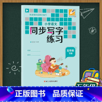 [正版]小学语文同步写字练习(五年级下册)吴师字通硬笔书法练习册小学生课堂同步生字本拼音笔画生字结构田字格学习铅笔字教