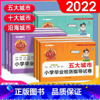 [五大城市]语文 +数学+英语(3本) 小学通用 [正版]2022新版王朝霞试卷五大十大十五大沿海城市小学毕业检测指导真