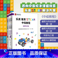 [正版]乐高教育STEAM中级教程 科学与工程+编程与计算思维+编程与科技创新第一册+第二册 LEGO乐高 中小学人工