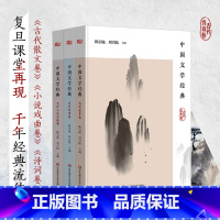 [正版]中国文学经典 古代散文卷+诗词卷+小说戏曲卷 陈引驰周兴陆主编 传统文化经典阅读 原典精读解读 华东师范大学